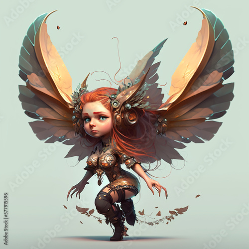 Fényképezés 妖精の少女｜a pixie girl Generative AI