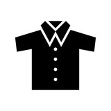 shirt icon or logo isolated sign symbol vector illustration - high quality black style vector icons

