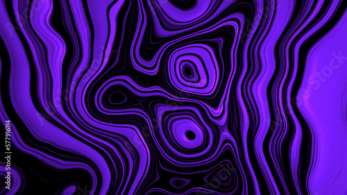 marble agate stony seamless pattern texture background - dark purple violet blue with smooth surface. Multicolor digital background from curved lines. Illustration