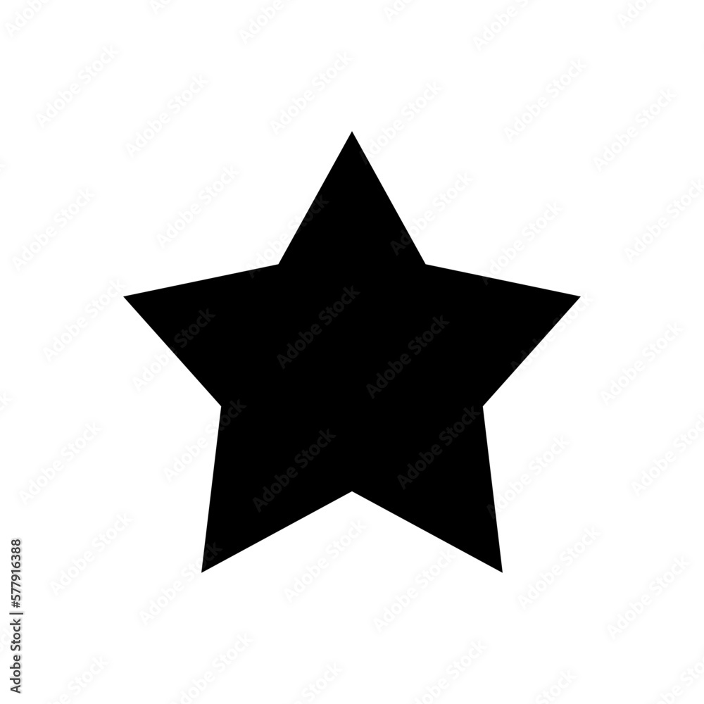 Obraz premium star icon or logo isolated sign symbol vector illustration - high quality black style vector icons 
