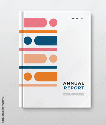 annual report template cover design