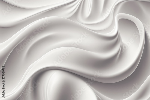 White texture of cream background.Generative AI