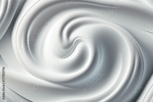 White texture of cream background.Generative AI