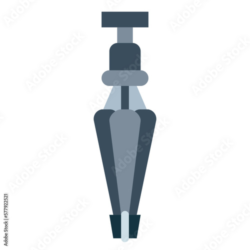 tripod flat icon style