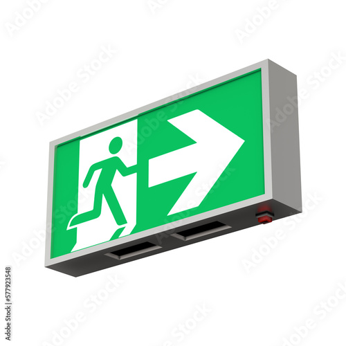 Safe condition sign or Emergency exit direction isolated. png transparency