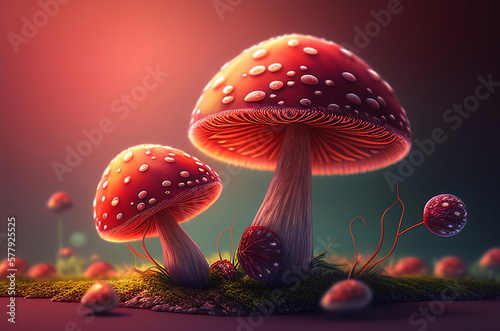 cute mushroom character