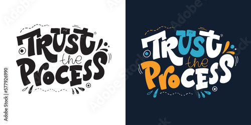 Lettering hand drawn doodle postcard, t-shirt design, mug print about life.