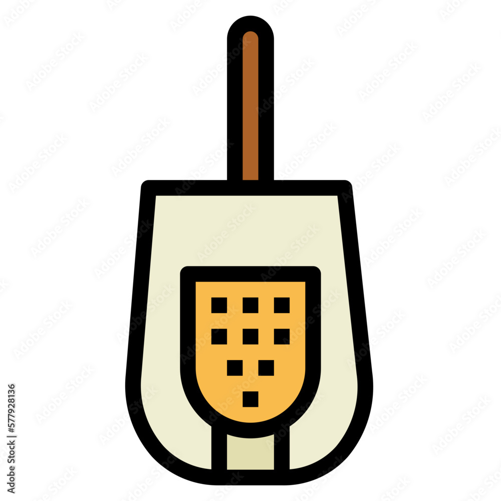 toilet brush filled outline icon style toilet brush filled outline icon style