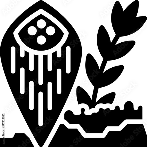 Liver fluke solid style icon