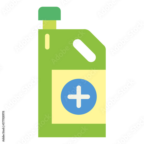 disinfectant flat icon style