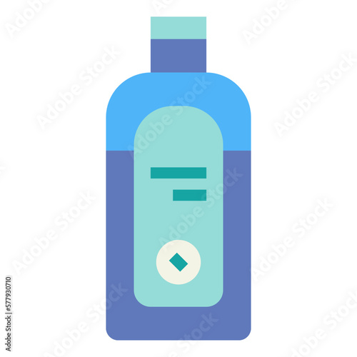 disinfectant flat icon style