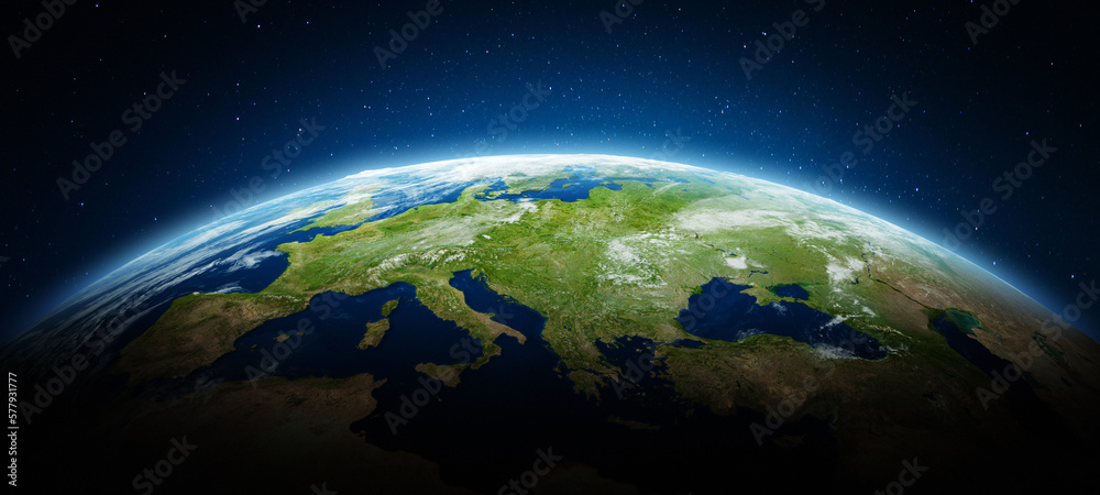 Obraz premium Europe - planet Earth