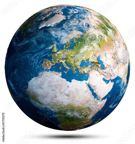 Fototapeta Naklejka Na Ścianę i Meble -  Earth globe world map