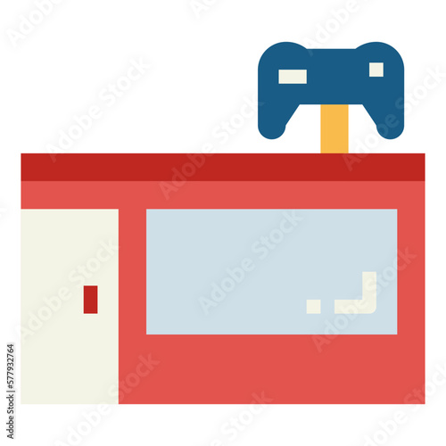 game center flat icon style