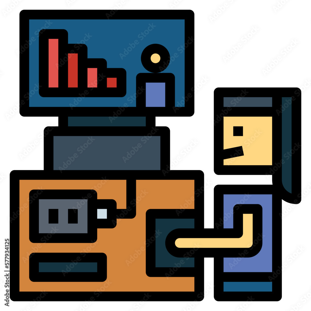 learning filled outline icon style learning filled outline icon style