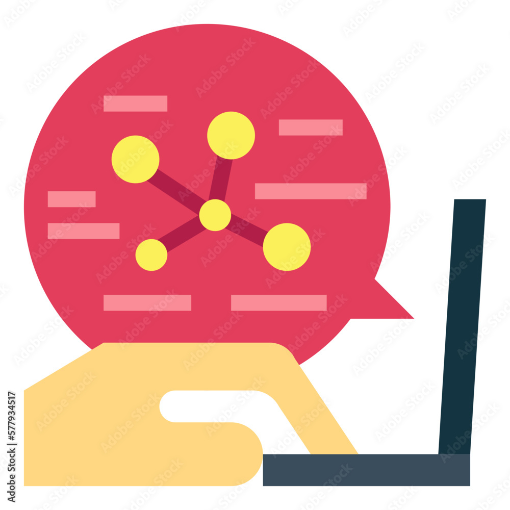 learning flat icon style