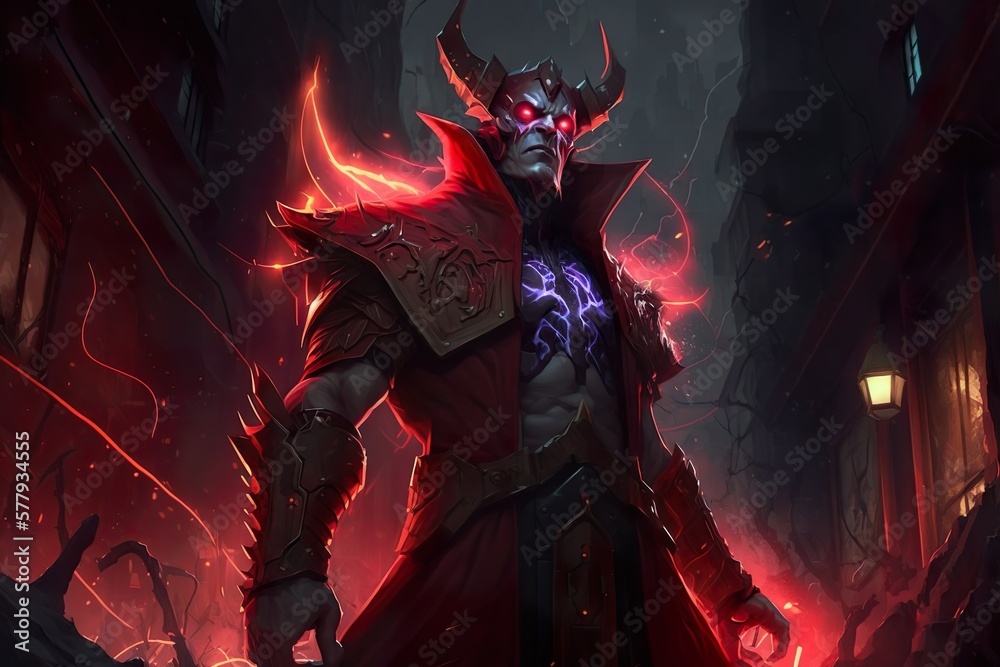 demon villain illustration demon villain illustration