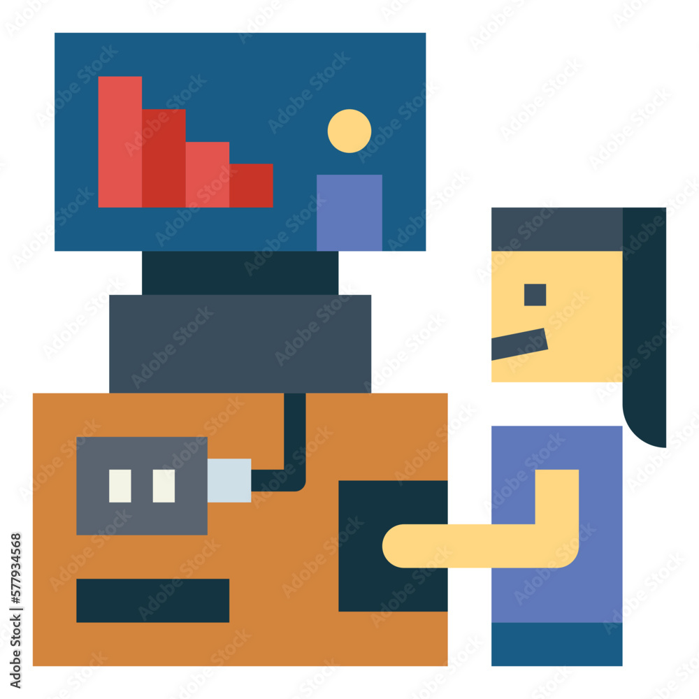 learning flat icon style learning flat icon style