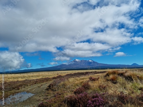 Mountain amongst a desert landscape 05