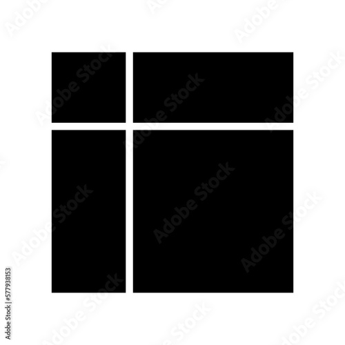 grid icon or logo isolated sign symbol vector illustration - high quality black style vector icons 
