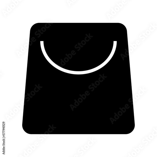 shopping bag icon or logo isolated sign symbol vector illustration - high quality black style vector icons
