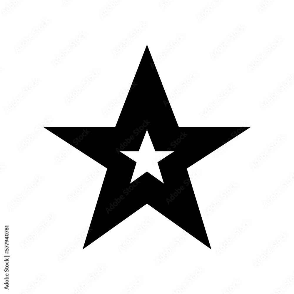 Obraz premium star icon or logo isolated sign symbol vector illustration - high quality black style vector icons 