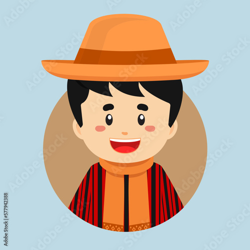 Avatar of a Bolivia Character