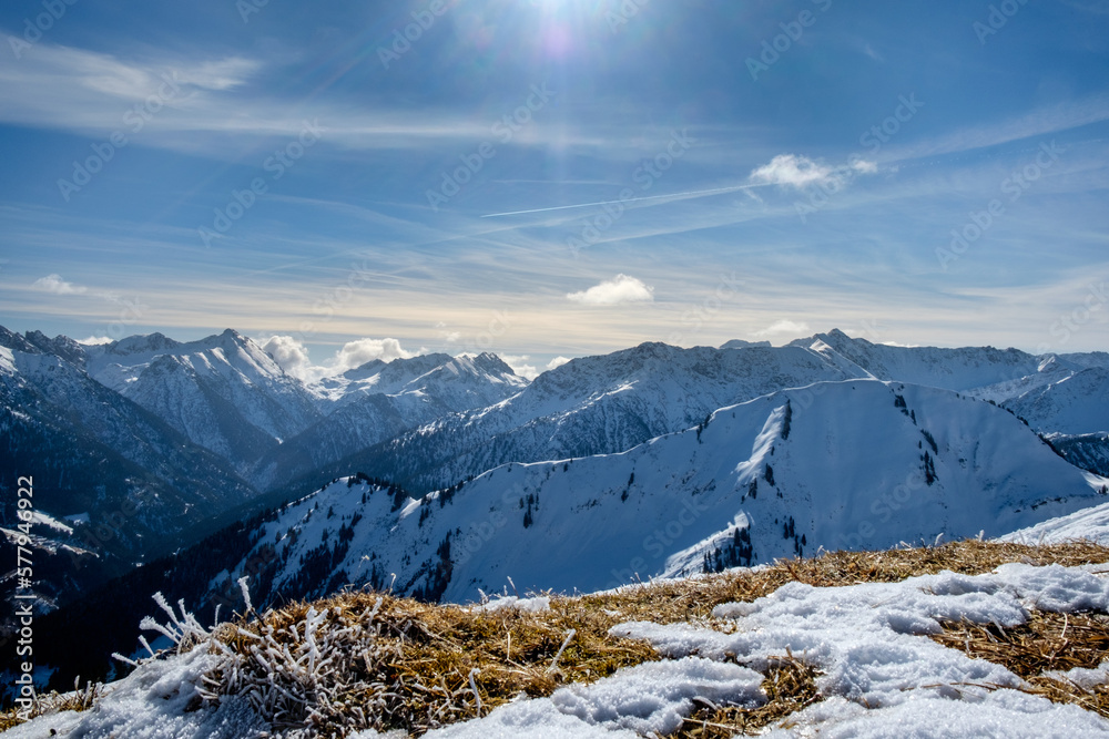 Winterpanorama Lechtaler Alpen
