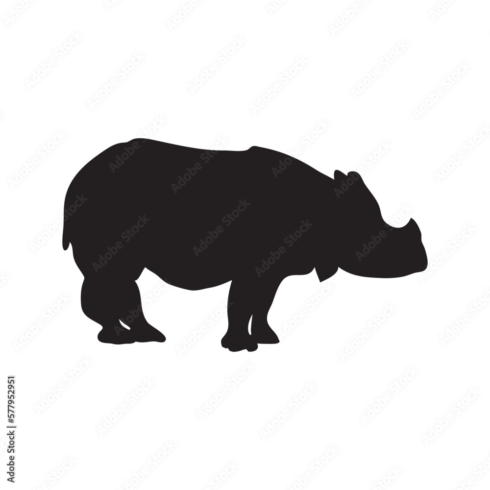 Animal silhouette icon in flat style. Animal vector illustration on white isolated background. Business concept. Animal silhouette icon in flat style. Animal vector illustration on white isolated background. Business concept.