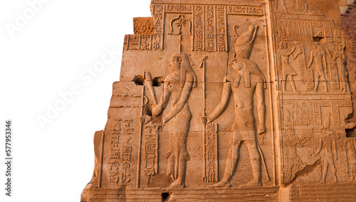 Ancient egyptian temple of Kom Ombo, Aswan, Egypt