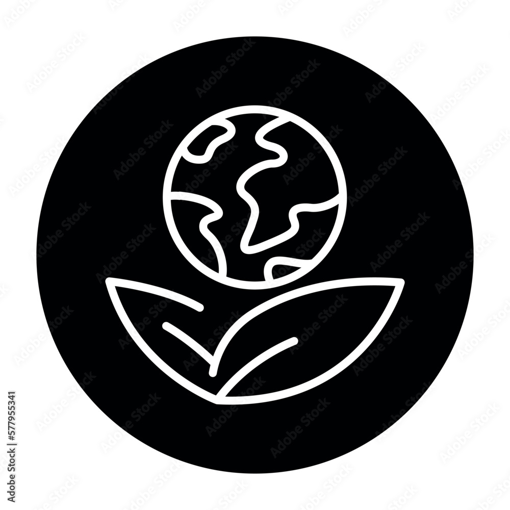 Eco earth ?olor line icon. Pictogram for web page Eco earth ?olor line icon. Pictogram for web page