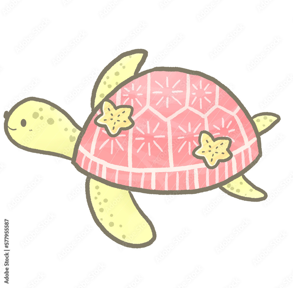 Fototapeta premium R:もっとメルヘンな水族館RX☆ウミガメ⑪