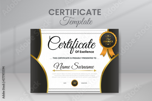 Modern Design Certificate Template