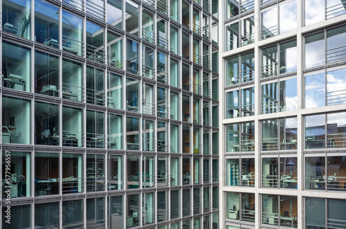 facades of modern corporate office buildings © Jarama