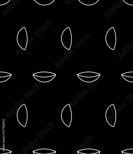 Contact Lens Icon Seamless Pattern Y_2110001