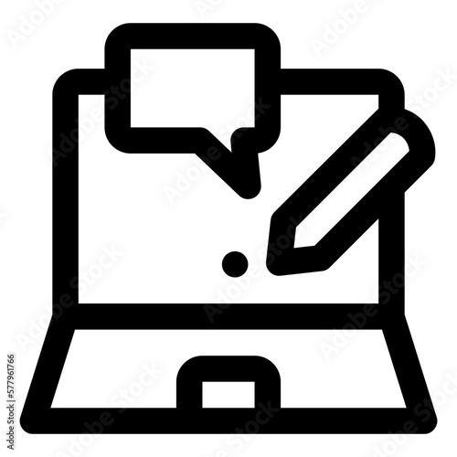 blogging icon