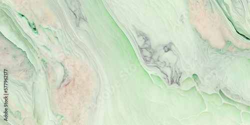 soft green marble texture background design. generative AI digital illustration.