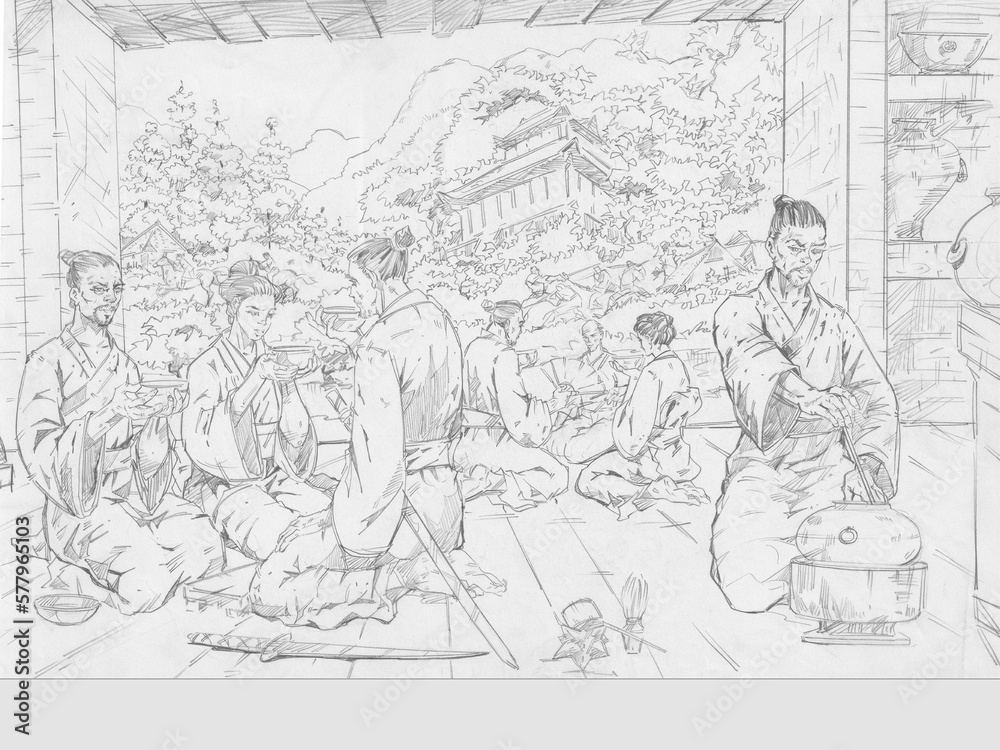 Obraz premium Japanese tea ceremony