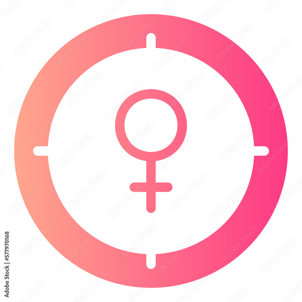 target gradient icon target gradient icon