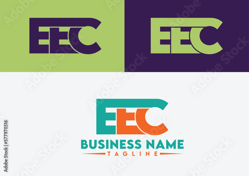  Letter EEC logo design, EEC letter logo photo