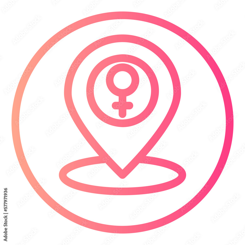 map pointer gradient icon map pointer gradient icon