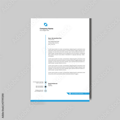 Letterhead Design Template
