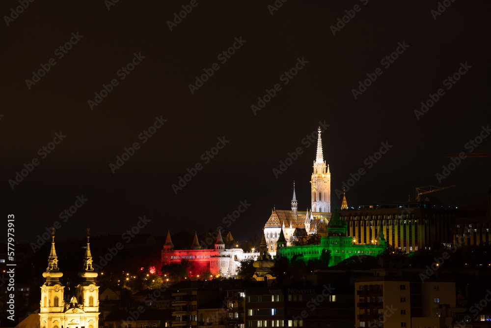 Fototapeta premium Budapest night view.