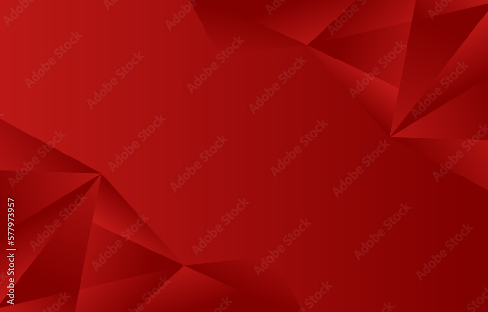 Obraz premium Subtle Abstract Red Polygonal Gradient Background Concept