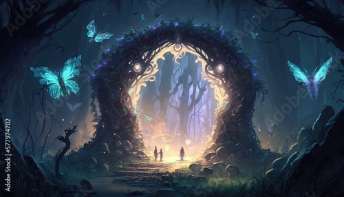 The Fae's Gateway to Enchantment. Generative AI
