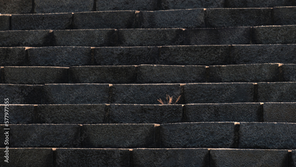 Concrete staircase and steps closeup Concrete staircase and steps closeup