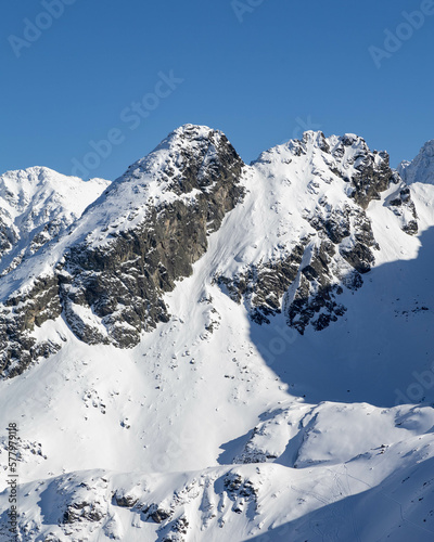 snowy mountain tatra mountains