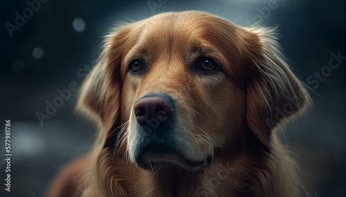 Golden Retriever Cachorro IA Generativa
