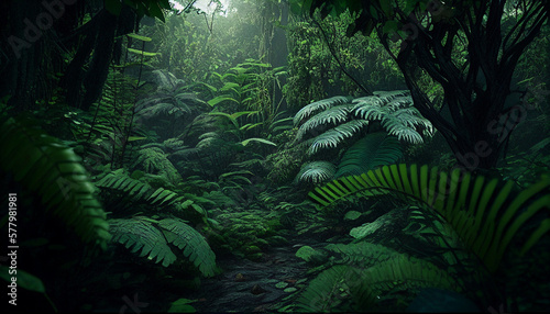 Floresta Amazônica IA Generativa photo