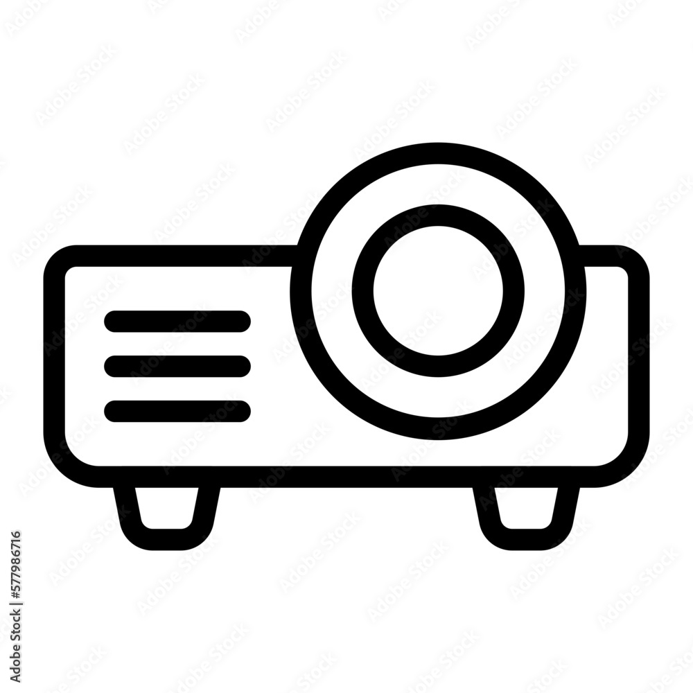 projector line icon projector line icon
